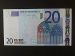 20 Euro 2002 s.D, Estonsko, podpis Mario Draghi, R027 tiskárna Bundesdruckerei, Německo