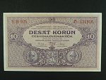 10 Kčs 2.1.1927 série B 025