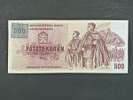 500 Kč 1973 s. W 01, kolek, Baj. CZ 2, Pi. 2
