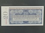 20 Kčs 25.2.1953 nevydaná, série A 24, původní exemplář, bezvadná kvalita