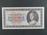 100 Kčs 1945 série C 32 perforace 