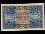 20 Kč 15.4.1919, serie P