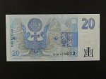 20 Kč 1994 s. B 30 proužek vlevo, Baj. CZ 10b, Pi. 10b
