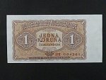 1 Kčs 1953 série HR, tiskárna STC Praha, perf. 3md