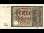 50 Rentenmark 6.7.1934 serie A, platná na čs. území