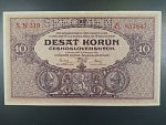 10 Kčs 2.1.1927 série N 210, perf. SPECIMEN