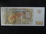 Pamětní tisk z nevydaného oceněného návrhu 100 Kč 2019 od Karla Zemana, série D 00 000000 s přetiskem SPECIMEN k 100.výročí budování české měny, motiv s Rašínem, dárkový obal, náklad série D - 100ks