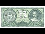 1 Milliard B.-Pengö 3.6.1946, nejvyšší nominál, vzácná