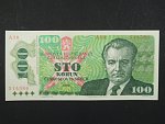 100 Kčs 1989 s. A 16