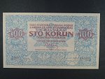 100 Kč 1919 reprint města Ivančice 2018, papír s vodoznakem a UV tiskem, STC Praha, orig. balení
