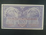 100 Kč 1919 reprint města Ivančice 2018, papír s vodoznakem a UV tiskem, STC Praha, orig. balení