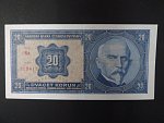 20 Kč 1.10.1926 série Sa tisk Haase Praha, Ba. 21b1, Pi. 21a