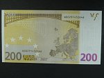 200 Euro 2002 s.N, Rakousko, podpis Willema F. Duisenberga, G001 tiskárna Koninklijke Joh. Enschedé, Holandsko