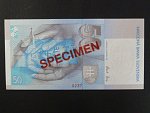 anulát - 50 Sk 16.11.2005 série K 00000000, číslo 0237 s pretiskem VZOR, Ba. SK6f