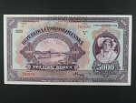 5000 Kč 6.7.1920, s.A, specimen, velmi dobrý stav