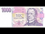 1000 Kč 1996 s. F, Baj. CZ 16, Pi. 15, CHYBOTISK - nedotištěný symbol opticky proměnlivou barvou