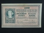 200 K 27.10.1918, serie A 2101, s potiskem na R