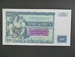 1000 Ks 25.5.1934 s přetiskem, série K, 2x perf. SPECIMEN dole