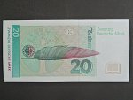 Bundesrepublik, 20 Deutsche Mark 1.10.1993 náhradní série ZA, Ros. 304b