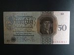 Německo, 50 RM 1924 série D, podtiskové písmeno V, Ba. D5