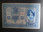 1000 K 2.1.1912 s přetiskem 