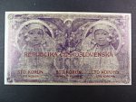 100 Kč 1919, sběratelská kopie ČNS pobočky papírová platidla, oboustranná