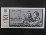 10 Kčs 1957, návrh, oboustranná