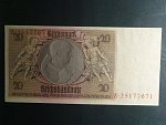 Německo, 20 RM 1929 série Z, mírové vydání, podtiskové písmeno B, Ba. D3b