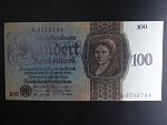 Německo, 100 RM 1924 série A, podtiskové písmeno F, Ba. D7