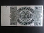 Německo, 100 RM 1924 série A, podtiskové písmeno F, Ba. D7