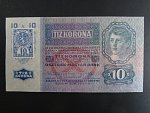 10 K 1915, kolkovaná - zoubkovaný kolek, bezvadná kvalita