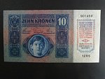 10 K 1915, kolkovaná - zoubkovaný kolek, bezvadná kvalita