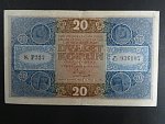 20 Kč 15.4.1919 série P 227, Ba. 10a, Pi. 9a