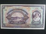 5000 Kč 6.7.1920 série C, neperforovaná, Ba. 17c, Pi. 18a, velmi vzácná