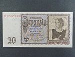 Německo, 20 RM 1939 série K, Ba. D4