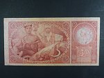 50 Kč 1.10.1929 série W, Ba. 24a1, Pi. 22a
