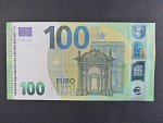 100 Euro 2019 série EA, podpis Mario Draghi,  E009