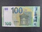 100 Euro 2019 série EA, podpis Mario Draghi,  E010