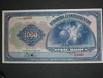 1000 Kč 15.4.1919, serie C anulát, přetisk SPECIMEN