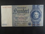 Německo, 100 RM 1935 série A,válečné vydání