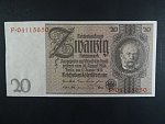 Německo, 20 RM 1929 série F, válečné vydání, Ba. D3d