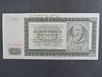 1000 K 24.10.1942 série Ac, III. vydání, perf. SPECIMEN, posun série vůči číslu
