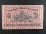 1 Kč 15. 4. 1919, s.017, modrá