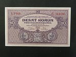 10 Kčs 2.1.1927 série P 020
