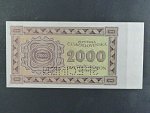 2000 K 1945 série 5Ra, perf. SPECIMEN dole, poloha vodoznaku B
