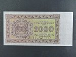 2000 K 1945 série 10Úa, perf. SPECIMEN dole, poloha vodoznaku A