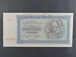 2000 K 1945 série 19Má, perf. SPECIMEN nahoře, poloha vodoznaku A