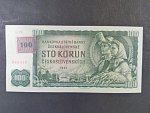 100 Kč 1961 s. G 95 II.vydání, kolkovaná, čitelná nepřelepená série