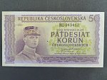 50 Kčs 1945 série MD, perf. 