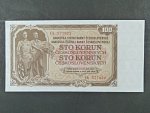 100 Kčs 1953 série CA, tiskárna Goznak Moskva